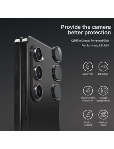 Nillkin CLRFilm Kamera härdat glas för Samsung Galaxy Z Fold 5 5G Svart