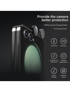 Nillkin CLRFilm Kamera härdat glas för Samsung Galaxy Z Flip 5 5G Svart