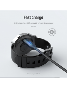 Nillkin USB-data- och laddningskabel för Garmin Watch Black