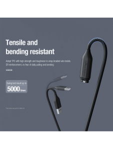 Nillkin USB-data- och laddningskabel för Garmin Watch Black