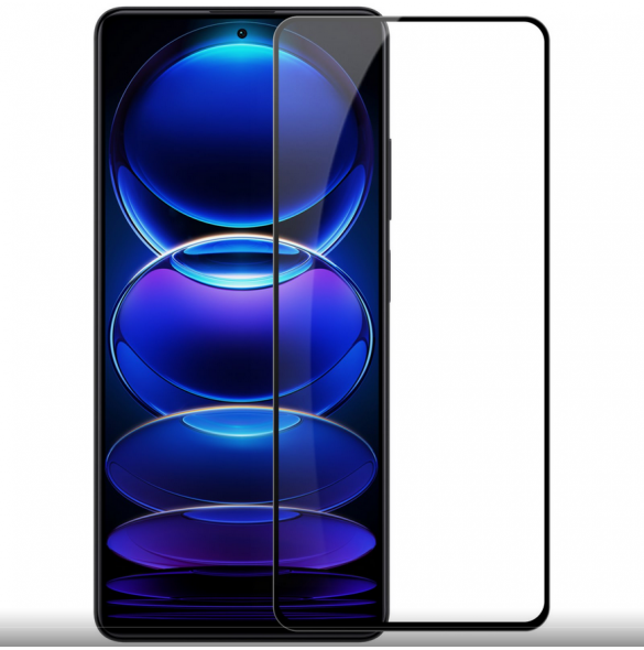 Nillkin Tempered Glass 2.5D CP+ PRO Black för Xiaomi Redmi Note 12 Pro/12 Pro+ 5G/Poco X5 Pro 5G