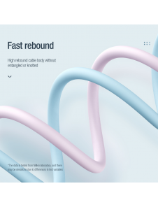 Nillkin Flowspeed flytande silikondatakabel USB-C/Lightning 1,2m 27W Svart
