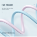 Nillkin Flowspeed flytande silikondatakabel USB-C/Lightning 1,2m 27W Svart