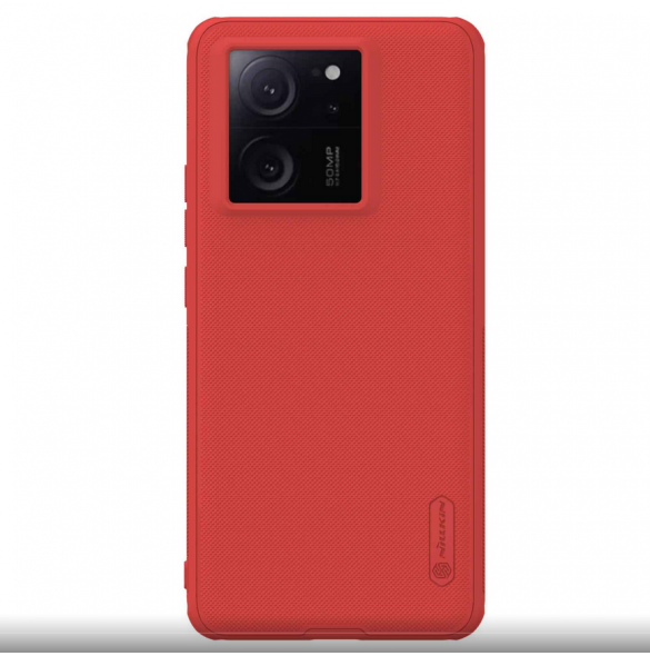 Nillkin Super Frosted PRO Back Cover för Xiaomi 13T/13T Pro Red