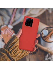 Nillkin Super Frosted PRO Back Cover för Xiaomi 13T/13T Pro Red
