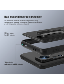 Nillkin Super Frosted PRO Back Cover för Xiaomi 12T Pro Black