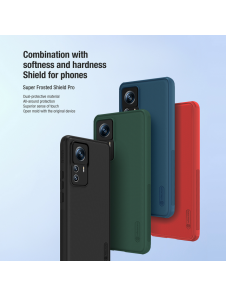 Nillkin Super Frosted PRO Back Cover för Xiaomi 12T Pro Black