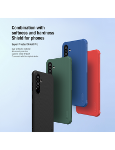 Nillkin Super Frosted PRO Bakskal till Samsung Galaxy A55 5G Röd