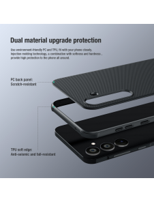 Nillkin Super Frosted PRO Bakskal till Samsung Galaxy A55 5G Svart