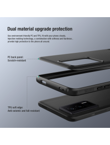 Nillkin Super Frosted PRO Back Cover för Poco F5 Pro 5G Blue
