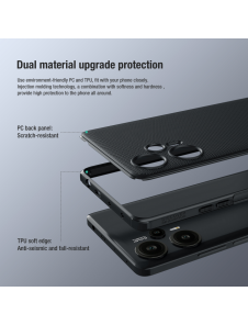 Nillkin Super Frosted PRO Back Cover för Poco F5 5G Blue