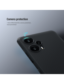 Nillkin Super Frosted PRO Back Cover för Poco F5 5G Svart