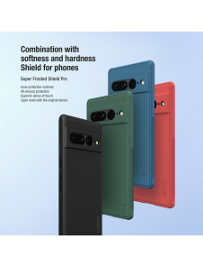 Nillkin Super Frosted PRO Back Cover för Google Pixel 7 Pro Black