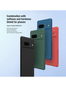 Nillkin Super Frosted PRO Back Cover för Google Pixel 7 Green