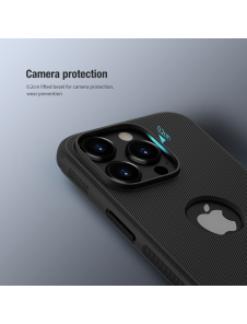 Nillkin Super Frosted PRO Bakskal till Apple iPhone 15 Pro Titanium Grey