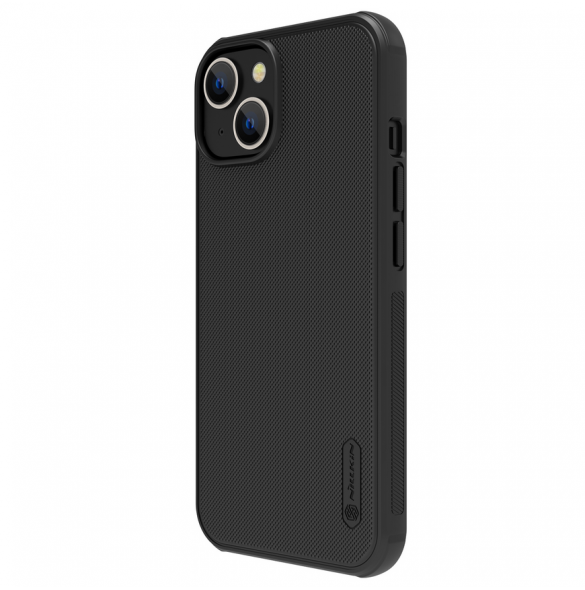 Nillkin Super Frosted PRO bakskal till Apple iPhone 13/14 svart (utan logotyp)