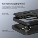 Nillkin Super Frosted PRO bakskal till Apple iPhone 13/14 svart (utan logotyp)