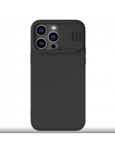 Nillkin CamShield Silky Magnetic Silikonfodral till Apple iPhone 14 Pro Svart
