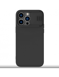 Nillkin CamShield Silky Magnetic Silikonfodral till Apple iPhone 14 Pro Svart