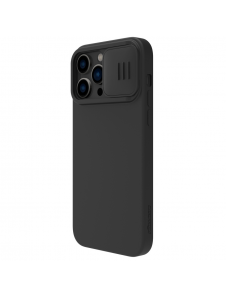 Nillkin CamShield Silky Magnetic Silikonfodral till Apple iPhone 14 Pro Svart
