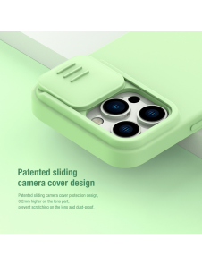 Nillkin CamShield Silky Magnetic Silikonfodral till Apple iPhone 14 Pro Svart