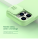 Nillkin CamShield Silky Magnetic Silikonfodral till Apple iPhone 14 Pro Svart