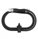 Nillkin Flowspeed flytande silikondatakabel USB-C/USB-C 1,2m 60W Svart