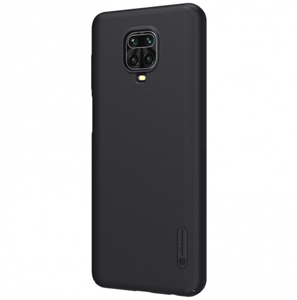 Nillkin Super Frosted Back Cover för Xiaomi Redmi Note 9 Pro/9S/9 Pro Max Svart