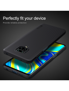 Nillkin Super Frosted Back Cover för Xiaomi Redmi Note 9 Pro/9S/9 Pro Max Svart