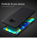 Nillkin Super Frosted Back Cover för Xiaomi Redmi Note 9 Pro/9S/9 Pro Max Svart