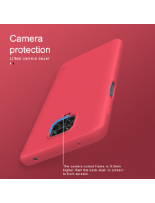 Nillkin Super Frosted Back Cover för Xiaomi Redmi Note 9 Pro/9S/9 Pro Max Svart