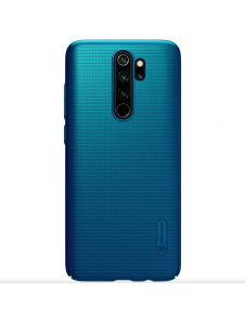 Nillkin Super Frosted Back Cover för Xiaomi Redmi Note 8 Pro Peacock Blue