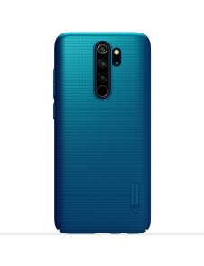 Nillkin Super Frosted Back Cover för Xiaomi Redmi Note 8 Pro Peacock Blue