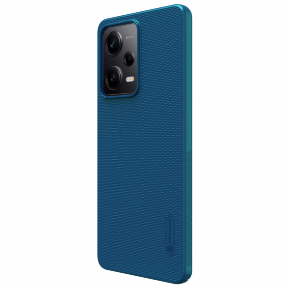 Nillkin Super Frosted Back Cover för Xiaomi Redmi Note 12 Pro 5G/Poco X5 Pro 5G Peacock Blue