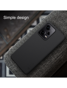 Nillkin Super Frosted Back Cover för Xiaomi Redmi Note 12 Pro 5G/Poco X5 Pro 5G Peacock Blue