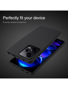 Nillkin Super Frosted Back Cover för Xiaomi Redmi Note 12 Pro 5G/Poco X5 Pro 5G Peacock Blue