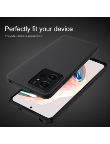 Nillkin Super Frosted Back Cover för Xiaomi Redmi Note 12 4G Bright Red