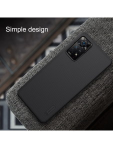 Nillkin Super Frosted Back Cover för Xiaomi Redmi Note 11 Pro/11 Pro 5G Svart