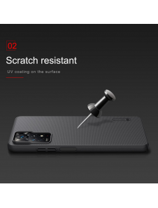 Nillkin Super Frosted Back Cover för Xiaomi Redmi Note 11 Pro/11 Pro 5G Svart