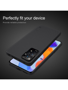 Nillkin Super Frosted Back Cover för Xiaomi Redmi Note 11 Pro/11 Pro 5G Svart