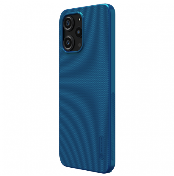 Nillkin Super Frosted Back Cover för Xiaomi Redmi 12 4G/5G Peacock Blue