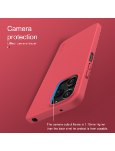 Nillkin Super Frosted Back Cover för Xiaomi Redmi 12 4G/5G Peacock Blue