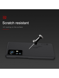 Nillkin Super Frosted Back Cover för Xiaomi 12/12X/12S Black