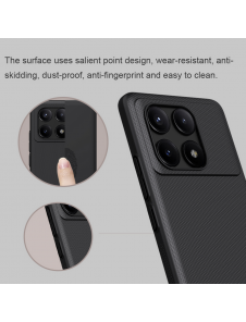 Nillkin Super Frosted Back Cover för Poco X6 Pro 5G White