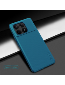 Nillkin Super Frosted Back Cover för Poco X6 Pro 5G Peacock Blue