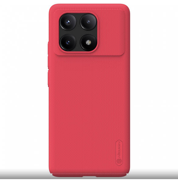 Nillkin Super Frosted Back Cover för Poco X6 Pro 5G Bright Red