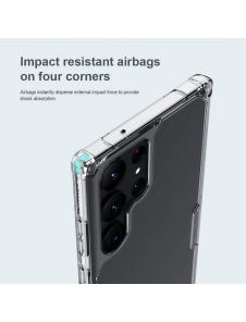 Nillkin Nature TPU PRO skal till Samsung Galaxy S23 Ultra Transparent