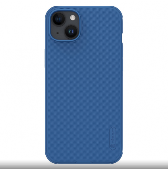 Nillkin Super Frosted PRO magnetiskt bakskal till Apple iPhone 15 Plus Blå