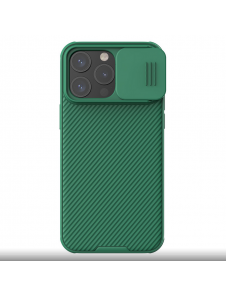 Nillkin CamShield PRO hårt fodral till Apple iPhone 15 Pro Max Djupt grönt