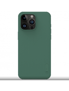 Nillkin Super Frosted PRO bakskal till Apple iPhone 15 Pro Max Deep Green (utan logotyp)